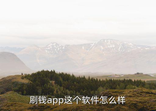 刷錢app這個軟件怎么樣