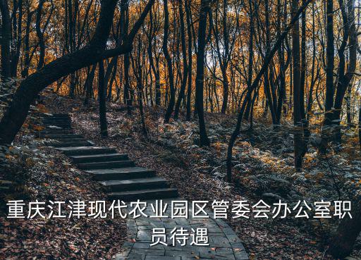 重慶江津現代農業園區管委會辦公室職員待遇
