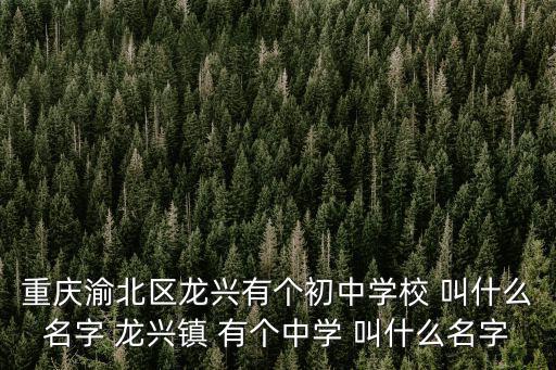 重慶市渝北區委黃玉林，遷移戶口至渝北區龍興鎮相關問題