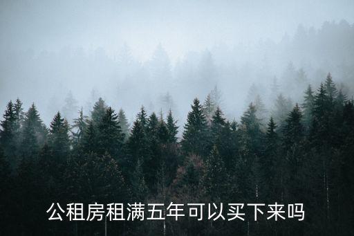 成都市公租房幾年之內不能買房，公租房住五年后可以買嗎