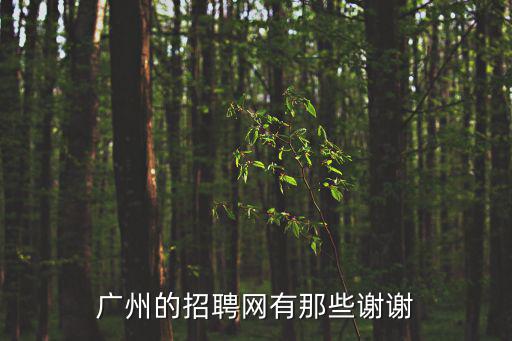 廣州的招聘網有那些謝謝