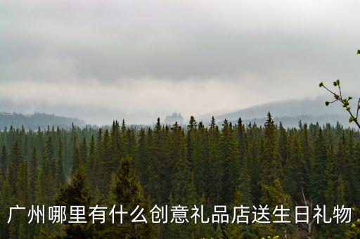 廣州哪里有什么創(chuàng)意禮品店送生日禮物