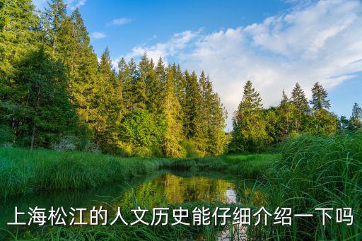 上海市松江縣歷史，松江歷史