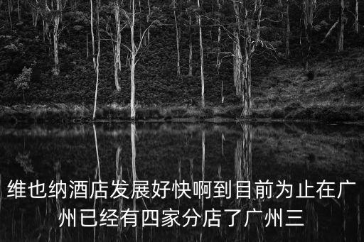 維也納酒店發展好快啊到目前為止在廣州已經有四家分店了廣州三