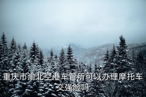 重慶市渝北空港車管所可以辦理摩托車交強(qiáng)險(xiǎn)嗎