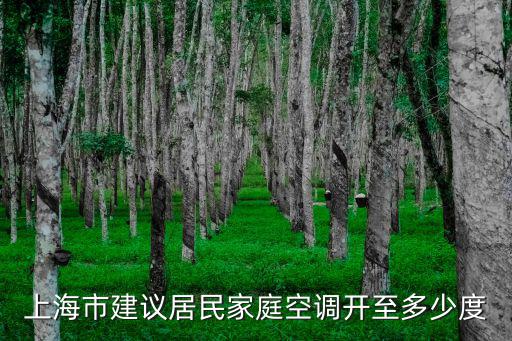 上海市空調(diào)使用規(guī)定，上海市建議居民家庭空調(diào)開至多少度