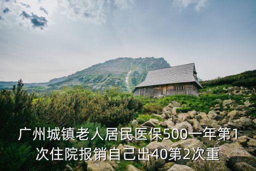 廣州城鎮(zhèn)老人居民醫(yī)保500一年第1次住院報銷自己出40第2次重