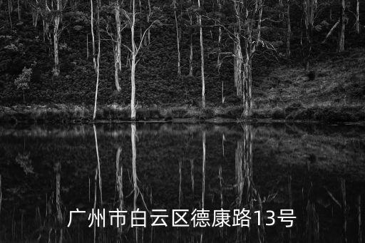 廣州市白云區德康路13號