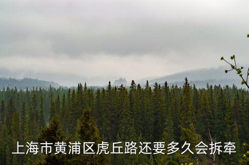 上海市黃浦區虎丘路還要多久會拆牽