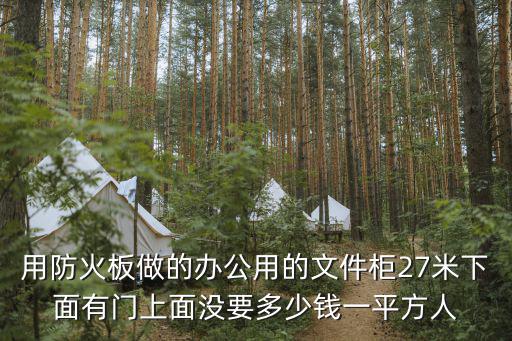 東莞防火板門價格，用防火板做的辦公用的文件柜27米下面有門上面沒要多少錢一平方人