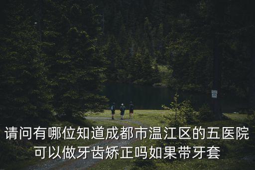 請問有哪位知道成都市溫江區的五醫院可以做牙齒矯正嗎如果帶牙套
