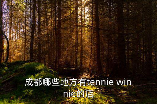 成都哪些地方有tennie winnie的店