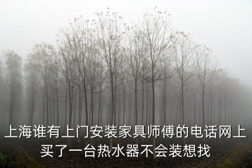 上海市家具配送安裝師傅，上海誰(shuí)有上門(mén)安裝家具師傅的電話(huà)網(wǎng)上買(mǎi)了一臺(tái)熱水器不會(huì)裝想找