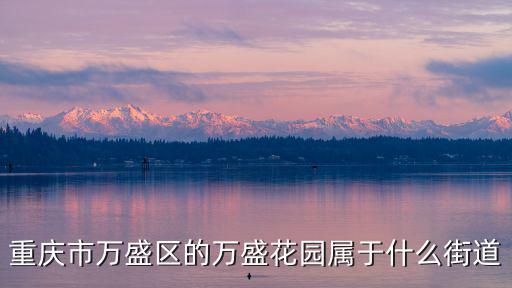 重慶市重慶市萬盛區屬于哪個區，重慶市萬盛區的萬盛花園屬于什么街道