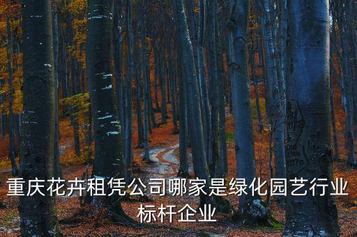 重慶花卉租憑公司哪家是綠化園藝行業(yè)標(biāo)桿企業(yè)