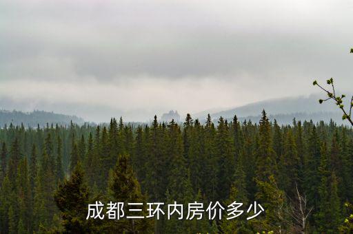 成都三環(huán)內(nèi)房價多少