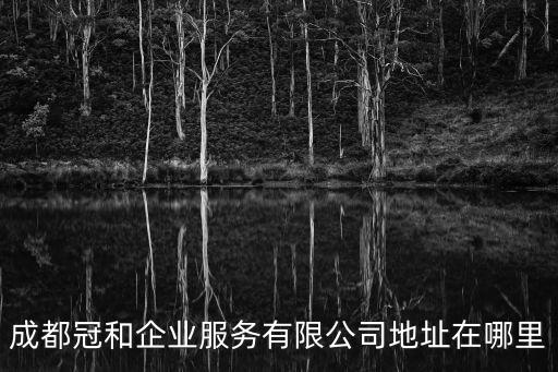 成都冠和企業服務有限公司地址在哪里