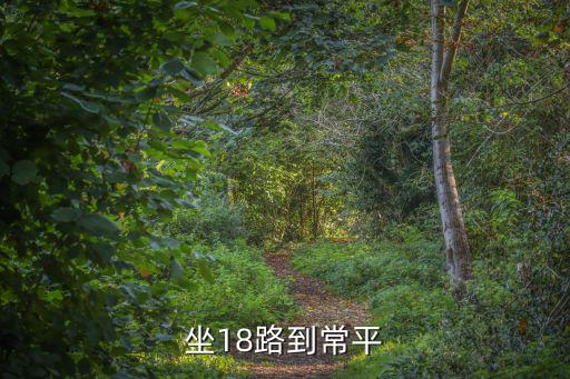 坐18路到常平