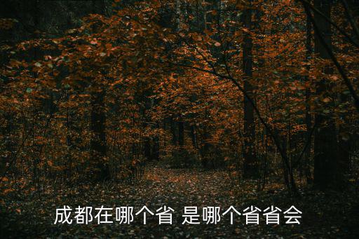 成都市屬于哪個省份，成都市是那個省