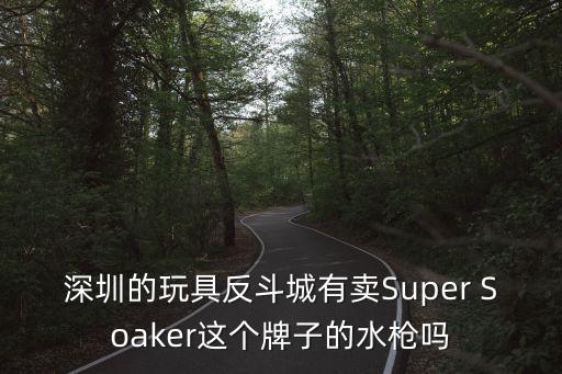 深圳的玩具反斗城有賣Super Soaker這個牌子的水槍嗎