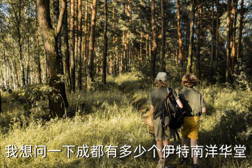 我想問一下成都有多少個伊特南洋華堂