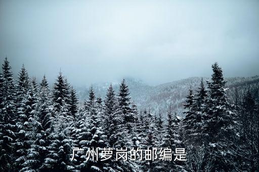 廣州蘿崗的郵編是