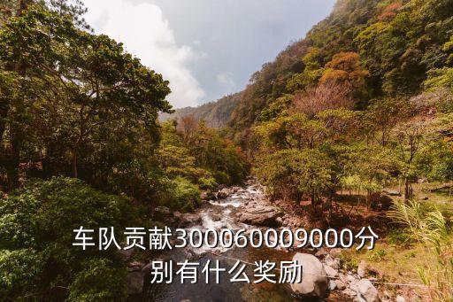 車隊貢獻300060009000分別有什么獎勵