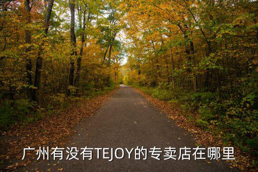 廣州有沒有TEJOY的專賣店在哪里