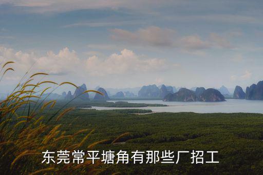 東莞常平塘角有那些廠招工