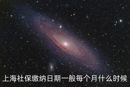 上海社保繳納日期一般每個月什么時候