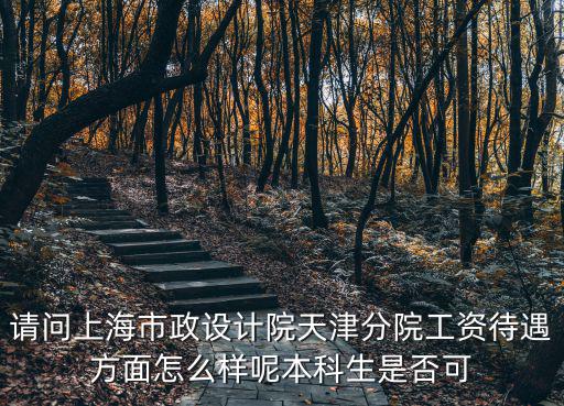 請問上海市政設(shè)計(jì)院天津分院工資待遇方面怎么樣呢本科生是否可