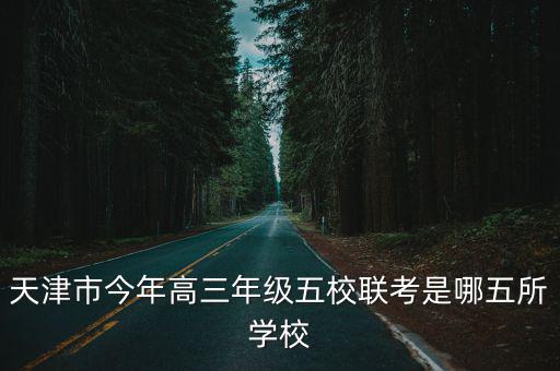 天津市十二重點中學高三畢業聯考二，天津市今年高三年級五校聯考是哪五所學校