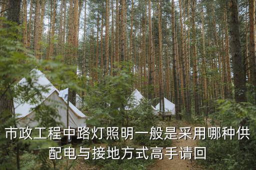 市政工程中路燈照明一般是采用哪種供配電與接地方式高手請回