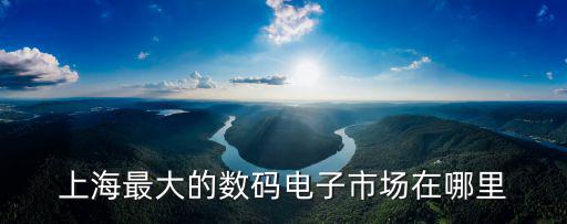 上海最大的數碼電子市場在哪里