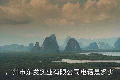 廣州市東發實業有限公司電話是多少