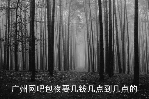 廣州網(wǎng)吧包夜要幾錢幾點(diǎn)到幾點(diǎn)的