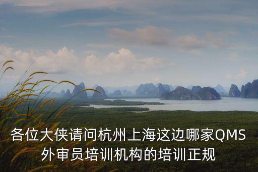 各位大俠請問杭州上海這邊哪家QMS外審員培訓機構的培訓正規