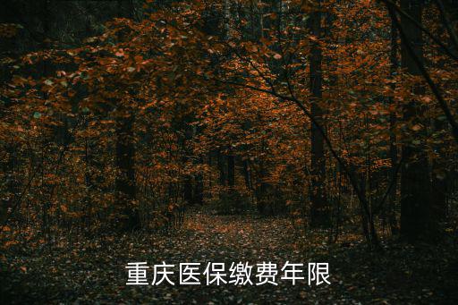 重慶醫(yī)保繳費(fèi)年限
