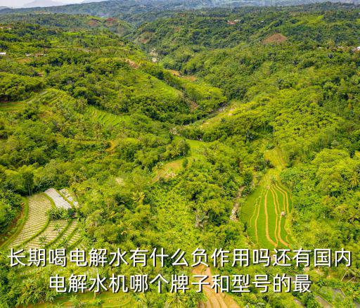 長期喝電解水有什么負作用嗎還有國內(nèi)電解水機哪個牌子和型號的最