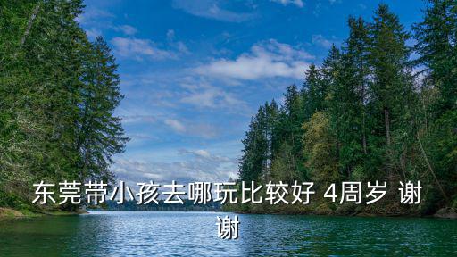 東莞帶小孩去哪玩比較好 4周歲 謝謝