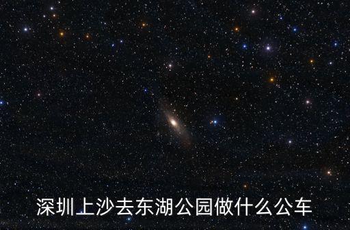深圳上沙去東湖公園做什么公車(chē)