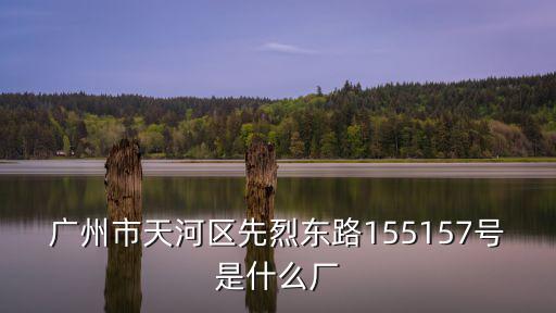 廣州市天河區先烈東路155157號是什么廠