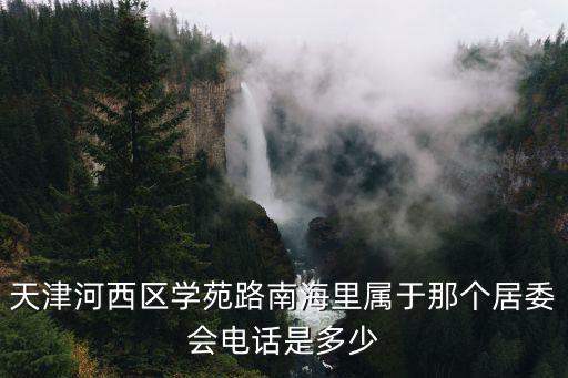 天津市學(xué)湖里居委會(huì)，天津市沙市道40號(hào)是哪個(gè)居委會(huì)管理