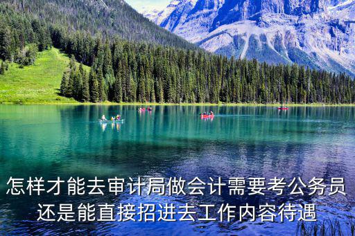 怎樣才能去審計局做會計需要考公務員還是能直接招進去工作內容待遇