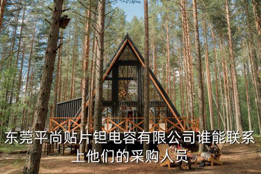 東莞浸校塘有電容廠嗎，東莞平尚貼片鉭電容有限公司誰能聯系上他們的采購人員