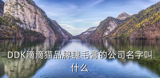 DDK滴滴貓品牌睫毛膏的公司名字叫什么