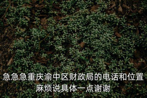 重慶市財政局綜合處電話是多少時間，重慶財政局地址