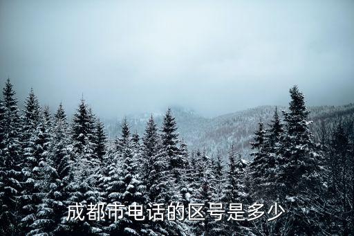 成都市區區號多少錢，成都市電話的區號是多少