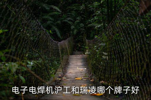 電子電焊機滬工和瑞凌哪個牌子好