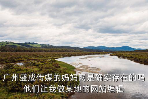 廣州盛成傳媒的媽媽網是確實存在的嗎他們讓我做某地的網站編輯